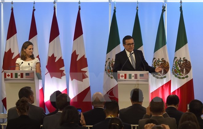 Canada: Đàm phán Hiệp định NAFTA đạt nhiều tiến bộ vững chắc