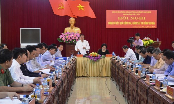 Công tác phòng chống tham nhũng trên địa bàn Yên Bái còn hạn chế
