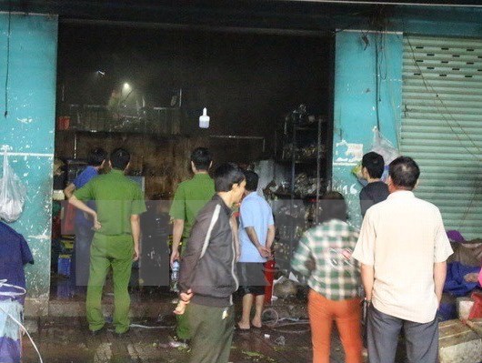 Bình Dương: Cháy kiốt làm một người chết, ba người bị bỏng nặng