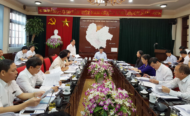 Hội nghị thẩm tra báo cáo, tờ trình chuẩn bị tại kỳ họp chuyên đề HĐND tỉnh khóa XIII 