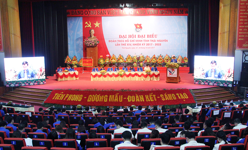 Khai mạc Đại hội Đoàn TNCS Hồ Chí Minh tỉnh Thái Nguyên lần thứ XIV 