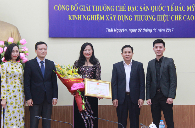 Sản phẩm chè Vương Phẩm đoạt giải Đặc biệt tại Bắc Mỹ 