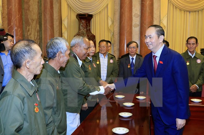 Chủ tịch nước: Việt Nam luôn ghi nhớ sự giúp đỡ của nhân dân Lào