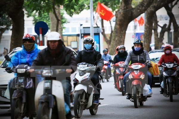 Chiều 30/11, không khí lạnh gây mưa rét cho khu vực Bắc Bộ