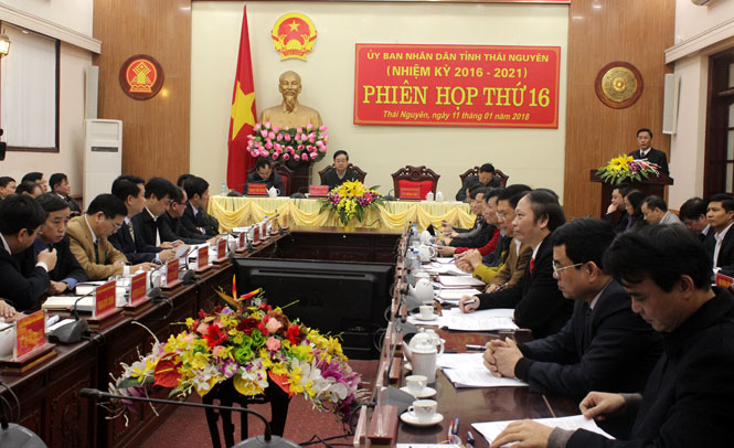 UBND tỉnh: Triển khai kế hoạch phát triển KT-XH năm 2018 