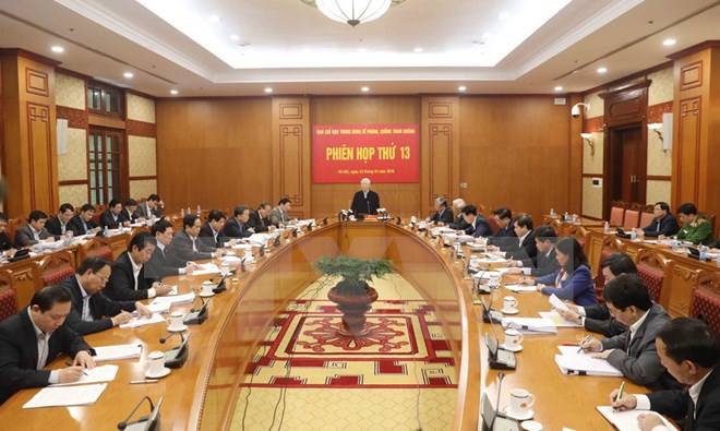 Phát biểu của Tổng Bí thư tại phiên họp về phòng, chống tham nhũng
