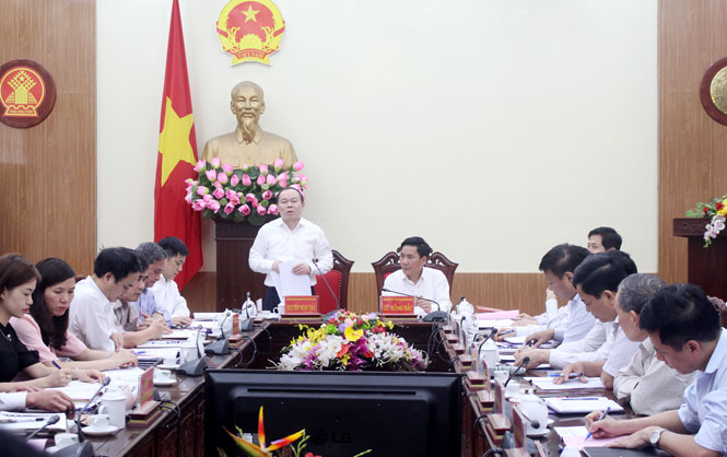 UBND tỉnh làm việc với Đoàn công tác của Liên minh Hợp tác xã Việt Nam 