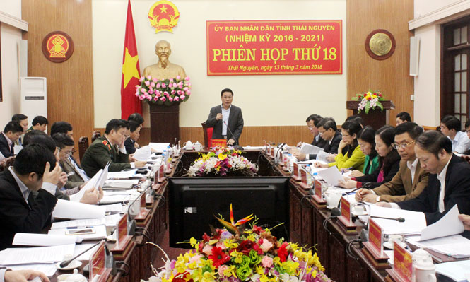 Phiên họp thứ 18 của UBND tỉnh: Thảo luận nhiều giải pháp để thực hiện mục tiêu của Nghị quyết 