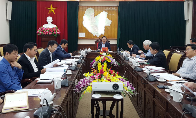 Đẩy nhanh tiến độ thực hiện Dự án xây dựng Khu du lịch hồ Núi Cốc 