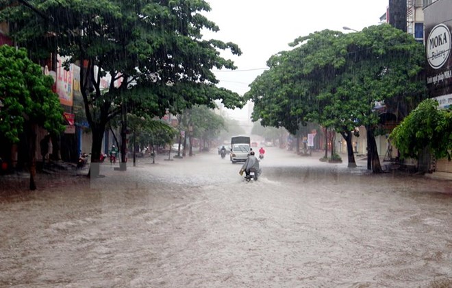 Bắc Bộ mưa lớn diện rộng, nguy cơ ngập lụt, sạt lở ở nhiều nơi
