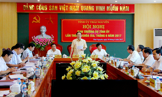 Hội nghị Ban Thường vụ Tỉnh ủy: Bàn và cho ý kiến vào nhiều nội dung quan trọng