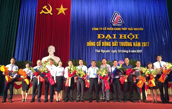 Công ty CP Gang thép Thái Nguyên bổ sung nhân sự và tăng vốn điều lệ
