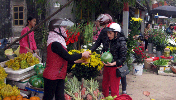 Thị trường Thái Nguyên những ngày cuối năm 