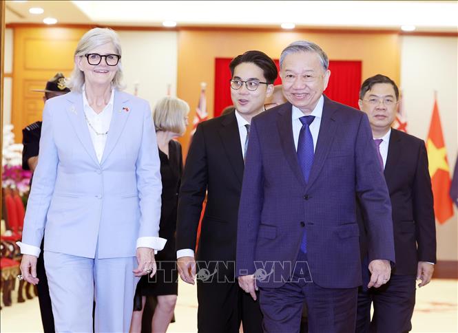 Tổng Bí thư Tô Lâm tiếp Toàn quyền Australia