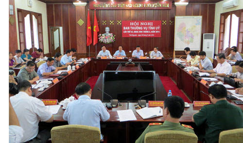 Ban Thường vụ Tỉnh ủy họp phiên thứ 43:  Nghe và cho ý kiến về tiến độ triển khai các dự án 