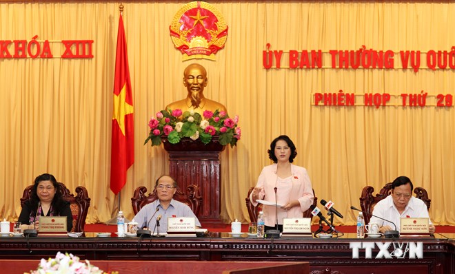 Bế mạc phiên họp thứ 29 của Ủy ban Thường vụ Quốc hội.