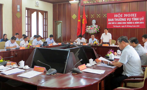  Ban Thường vụ Tỉnh ủy: Xem xét kế hoạch đại hội đảng bộ các cấp 