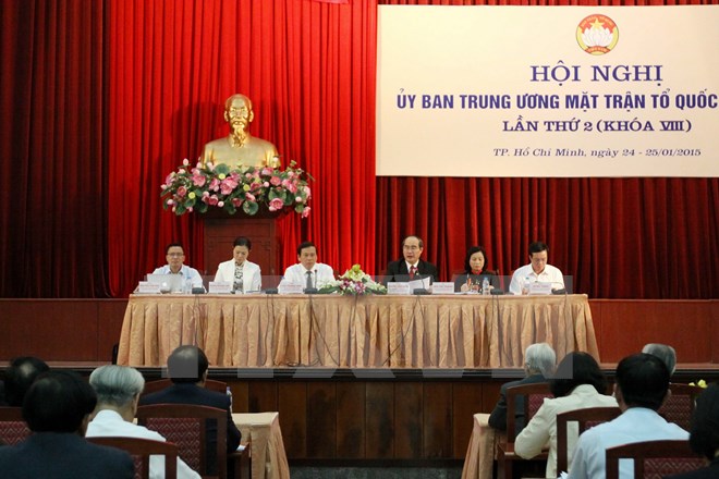 Bế mạc Hội nghị lần thứ 2 Ủy ban Trung ương Mặt trận Tổ quốc