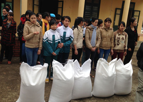 Bàn giao 426.600 kg gạo hỗ trợ học sinh vùng đặc biệt khó khăn 