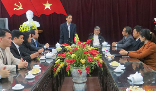 Ban Dân vận Tỉnh ủy: Tiếp đón Linh mục Nguyễn Văn Kinh 
