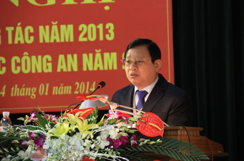Công an tỉnh triển khai nhiệm vụ năm 2014 