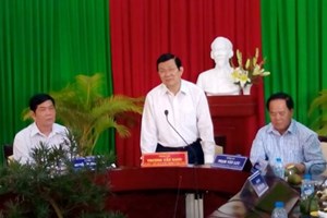 Chủ tịch nước làm việc tại Khu lưu niệm giáo sư Trần Đại Nghĩa