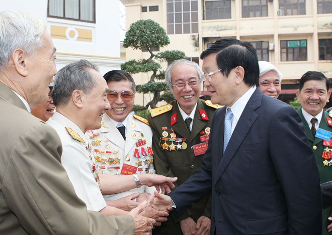 Chủ tịch nước Trương Tấn Sang làm việc ở tỉnh Vĩnh Phúc