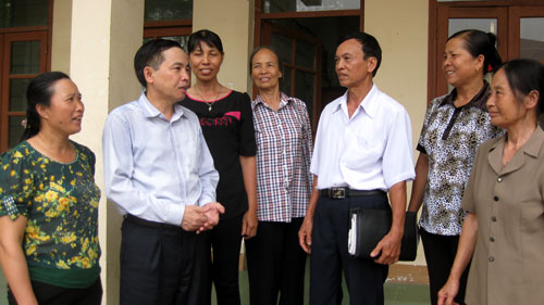 Chủ tịch UBND tỉnh tiếp xúc cử tri phường Tích Lương 