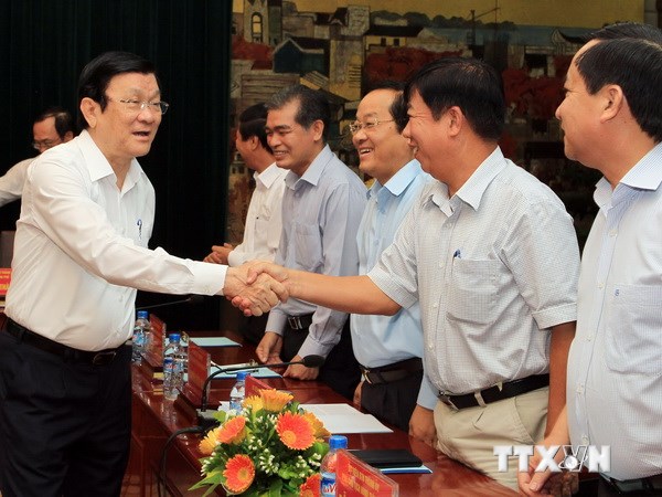 Chủ tịch nước: Hải Phòng cần quan tâm thúc đẩy kinh tế biển 