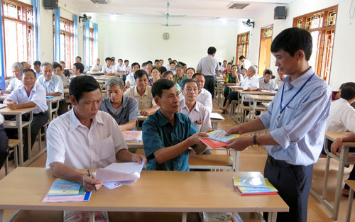 Các đoàn thể tích cực tuyên truyền Hiến pháp năm 2013 