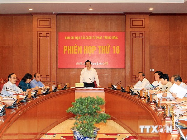 Chủ tịch nước chủ trì phiên họp Ban Chỉ đạo Cải cách tư pháp