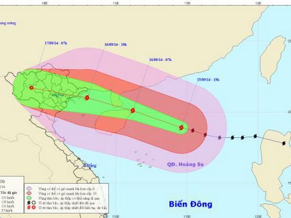 Công điện của Thủ tướng Chính phủ chỉ đạo đối phó bão số 3