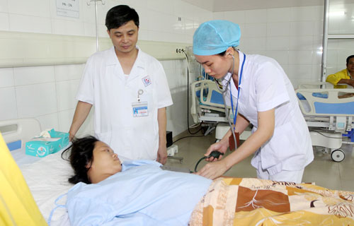 Cấp cứu thành công một phụ nữ mang thai bị sốc phản vệ 