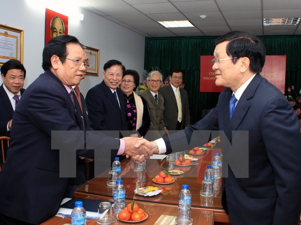 Chủ tịch nước thăm Hội Cựu Thanh niên xung phong Việt Nam