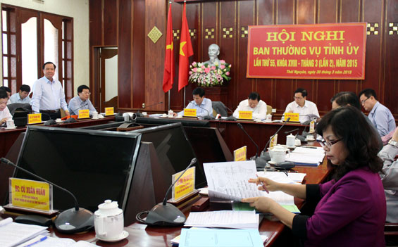Ban Thường vụ Tỉnh ủy: Cho ý kiến vào một số nội dung quan trọng 