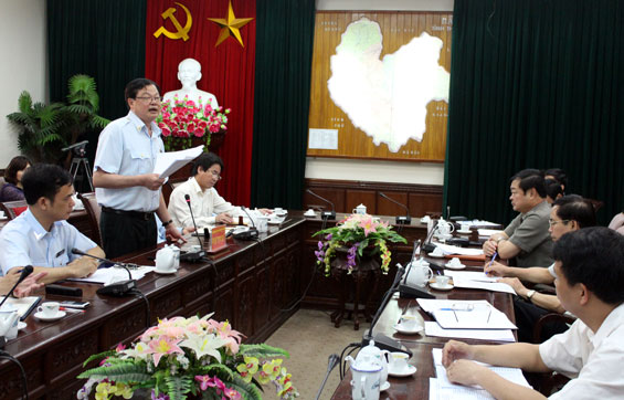 Công bố Quyết định thanh tra tại UBND tỉnh 