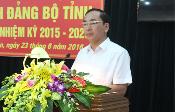 HỘI NGHỊ BAN CHẤP HÀNH ĐẢNG BỘ TỈNH LẦN THỨ 5: Cho ý kiến vào nhiều chương trình, đề án quan trọng