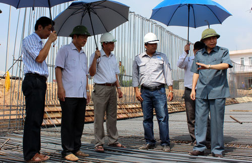 Đẩy nhanh tiến độ xây dựng Dự án thoát nước và xử lý nước thải T.P Thái Nguyên 