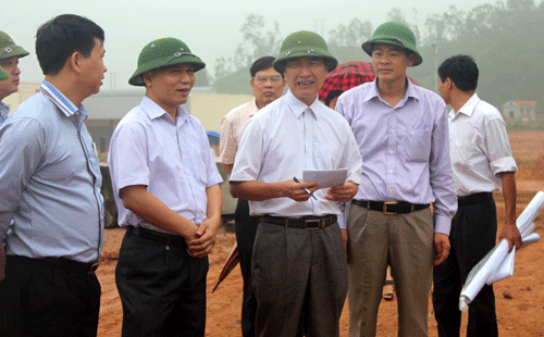 Đẩy nhanh tiến độ giải phóng mặt bằng Khu công nghiệp Điềm Thụy 