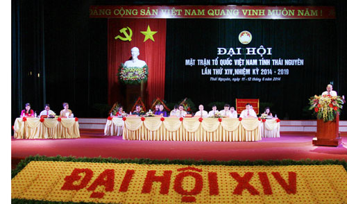 Đại hội MTTQ tỉnh lần thứ XIV, nhiệm kỳ 2014-2019 