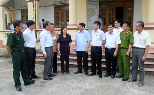 Đại biểu Quốc hội tỉnh tiếp xúc cử tri 