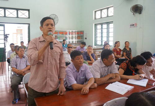 Đoàn đại biểu Quốc hội tỉnh tiếp xúc cử tri 