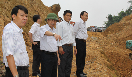 Đẩy nhanh tiến độ thi công các công trình 