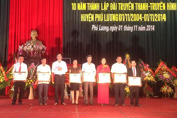 Đài TT-TH Phú Lương kỷ niệm 10 năm thành lập 