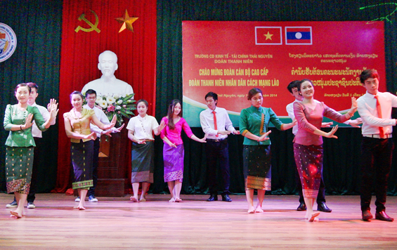 Đoàn Thanh niên Nhân dân cách mạng Lào thăm và làm việc tại Thái Nguyên 