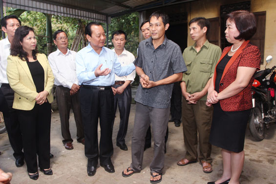 Đoàn công tác của T.P Hồ Chí Minh làm việc tại Thái Nguyên 