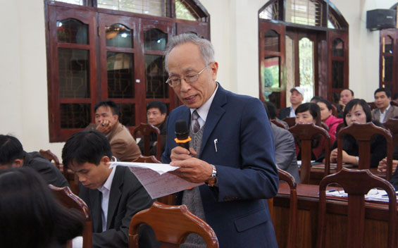 Đại biểu Quốc hội tỉnh tiếp xúc cử tri 
