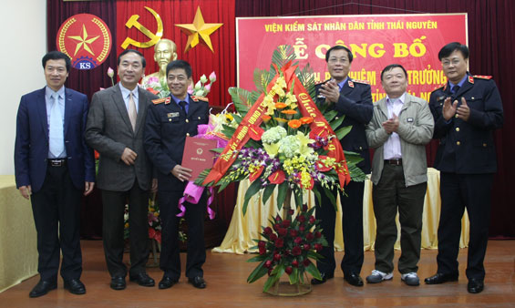 Đồng chí Ngô Thanh Hải được bổ nhiệm làm Viện trưởng Viện Kiểm sát nhân dân tỉnh 