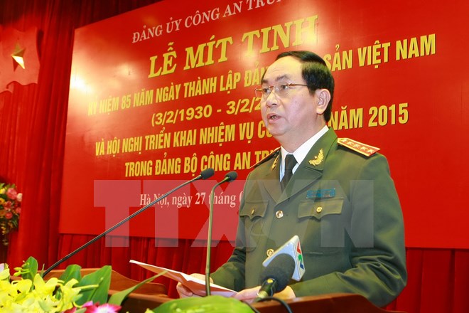 Đảng ủy Công an TW triển khai chương trình công tác năm 2015 