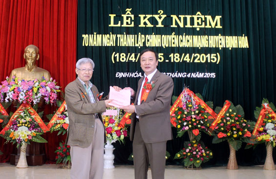 Định Hóa: Kỷ niệm 70 Ngày thành lập chính quyền cách mạng cấp huyện 